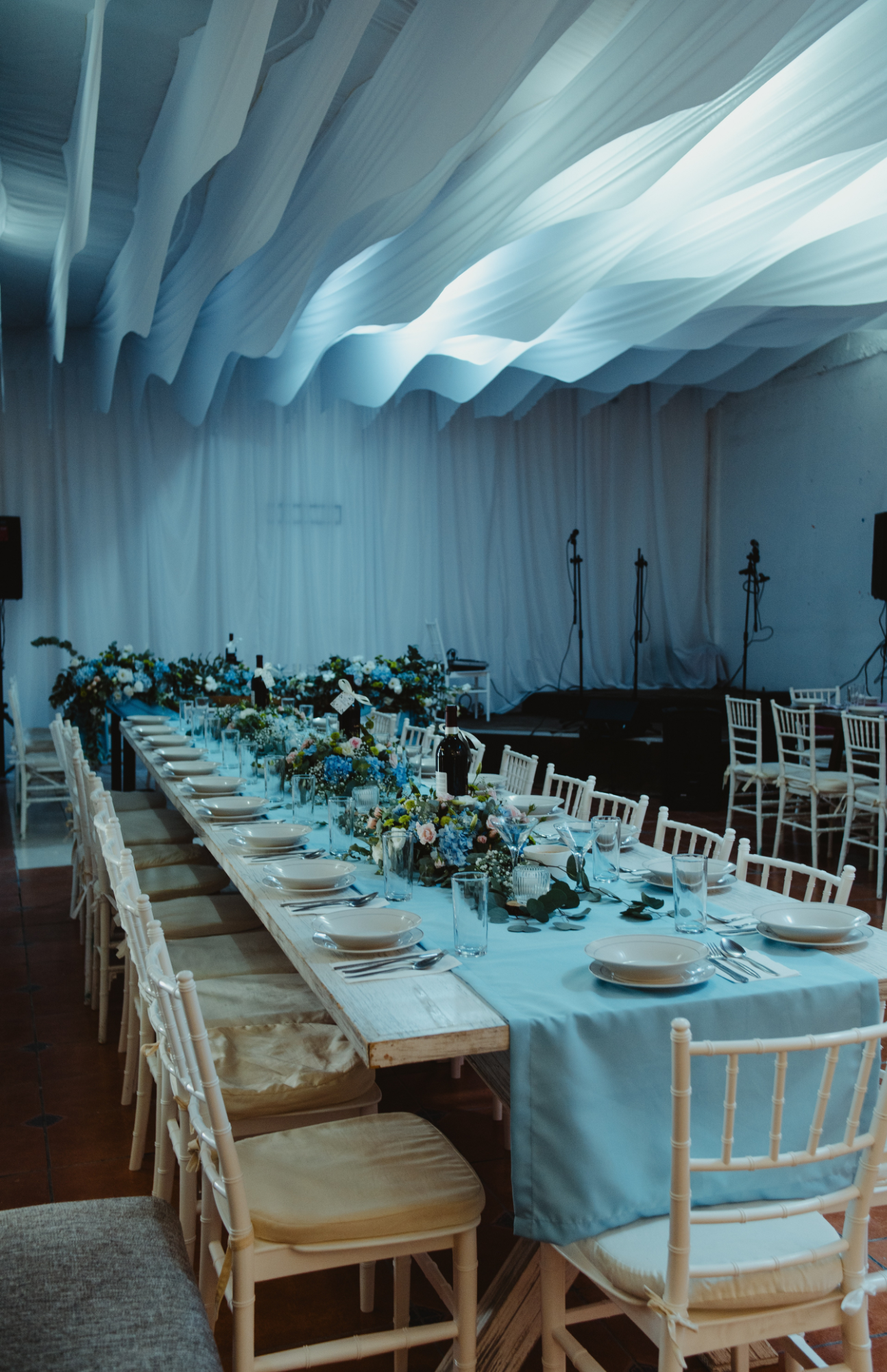 Salón decorado para evento